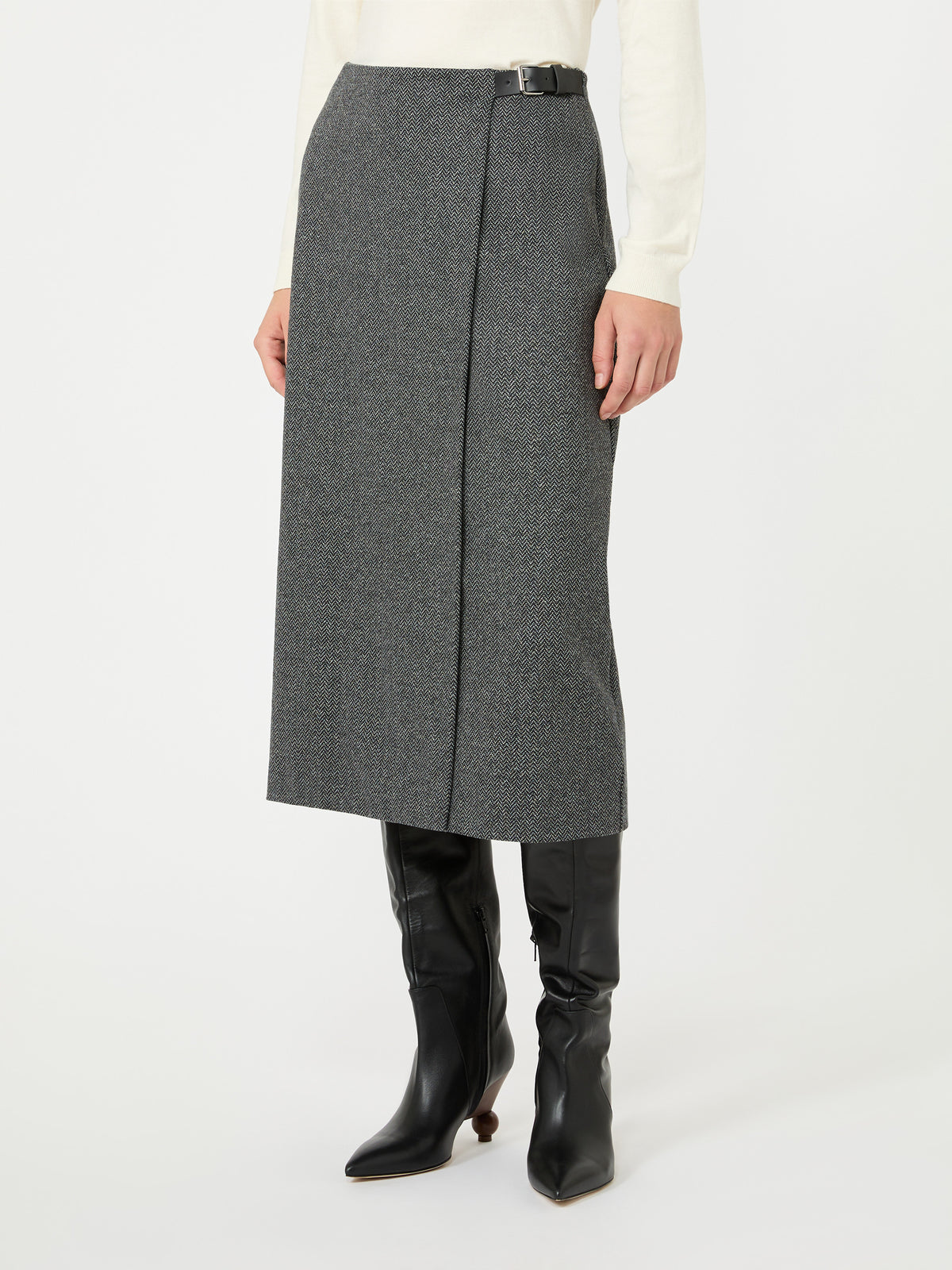 Jupe Weekend Max Mara WKDPETALI gris