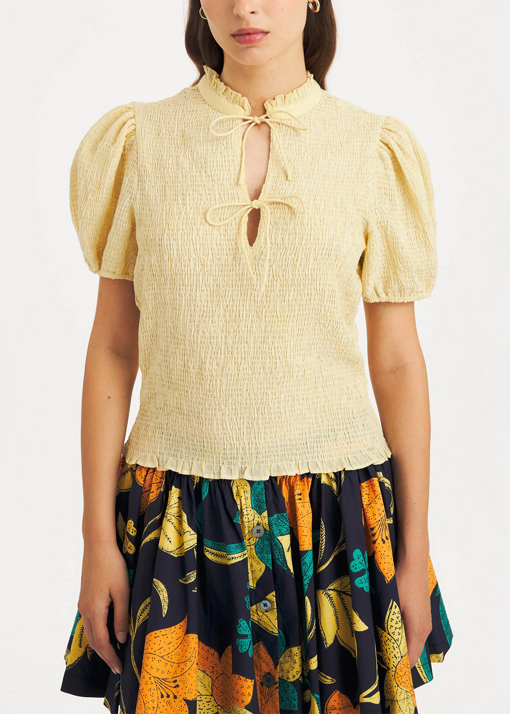 BLOUSE ANTIK BATIK ANGELA SMOCK BLOUSE