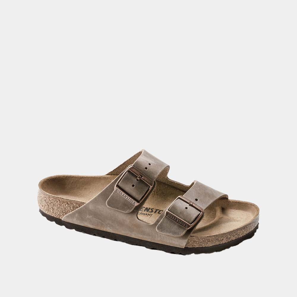 Mules Birkenstock Arizona BS en cuir huilé tabacco brown, vue 3 – mules femme | Ann Tuil