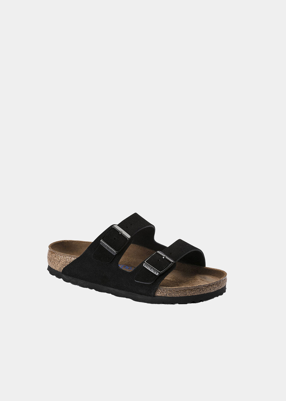 Mules Birkenstock Arizona BS en cuir velours noir, vue 2 – mules femme | Ann Tuil