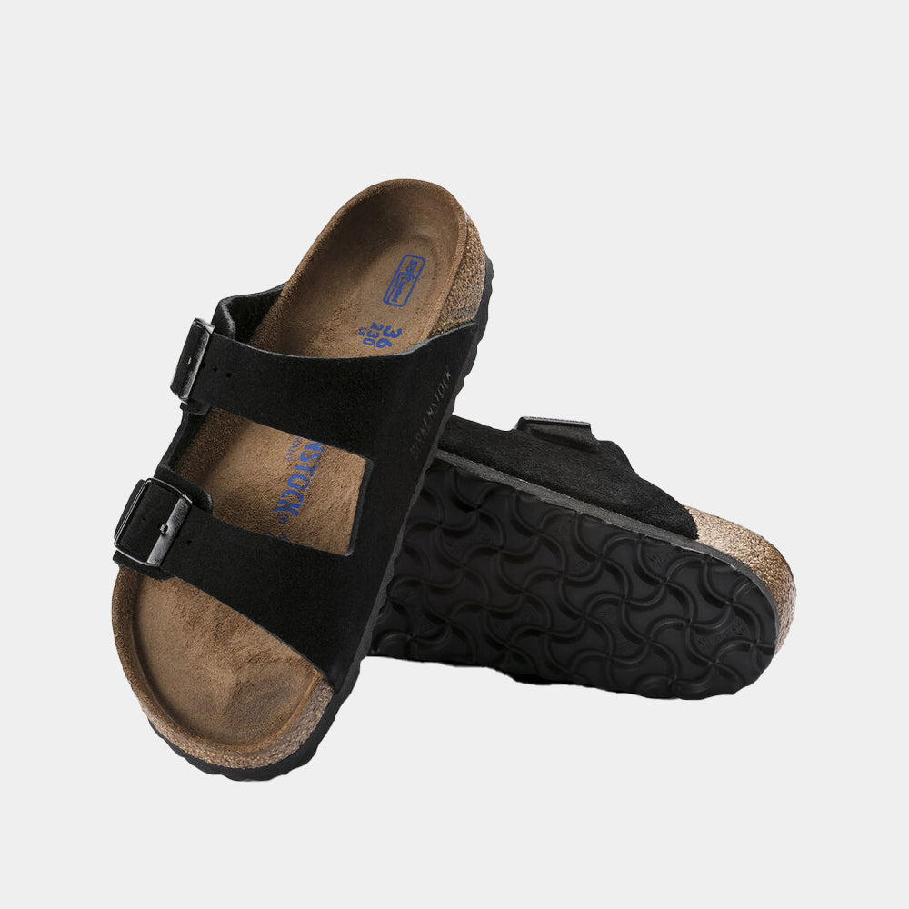Mules Birkenstock Arizona BS en cuir velours noir, vue 4 – mules femme | Ann Tuil