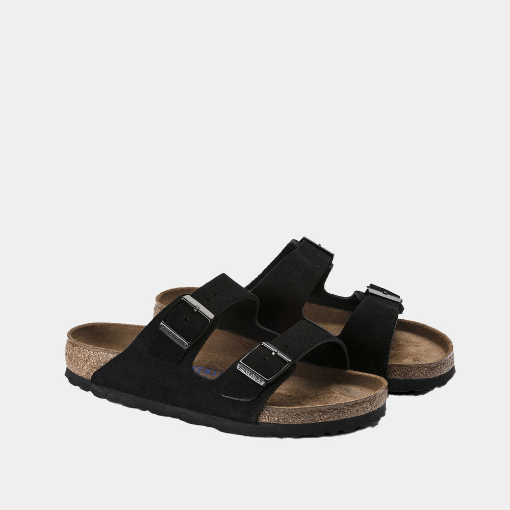 Mules Birkenstock Arizona BS en cuir velours noir, vue 5 – mules femme | Ann Tuil