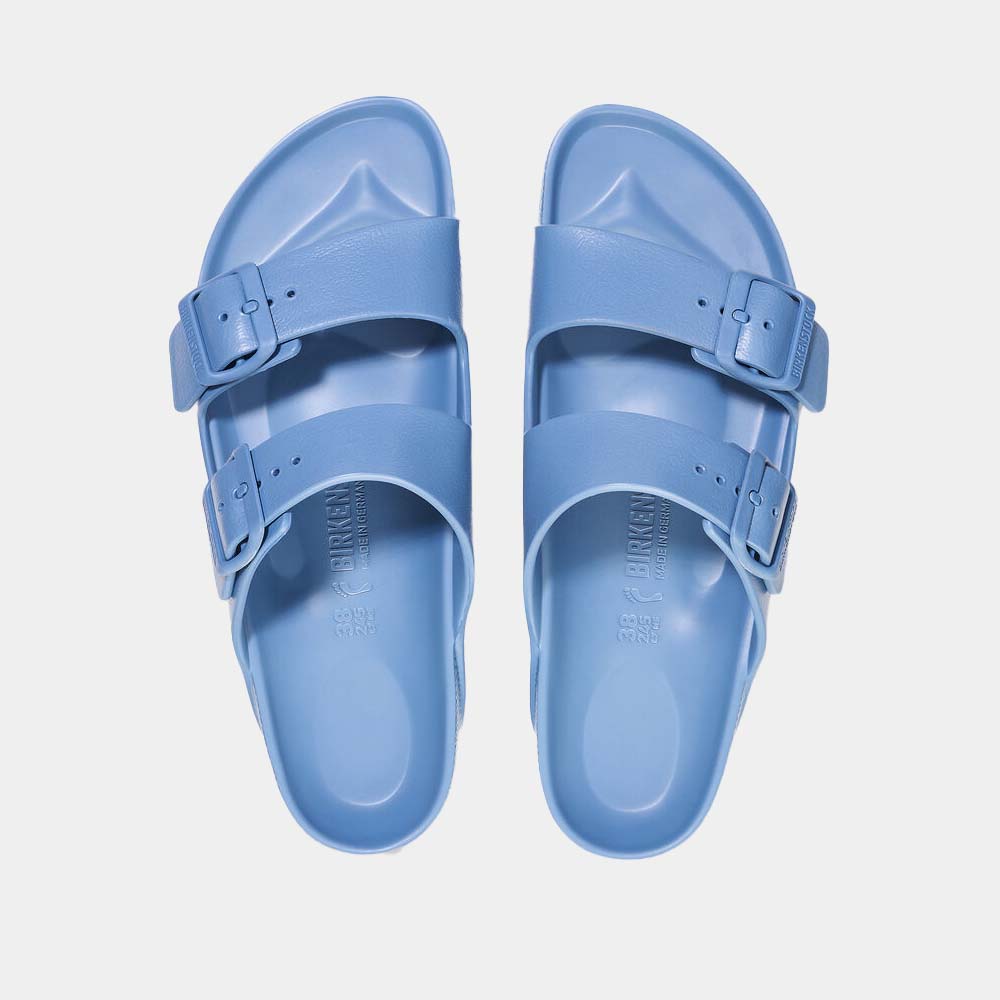 Mules Birkenstock Arizona EVA en pvc elemental blue, vue 3 – mules femme | Ann Tuil
