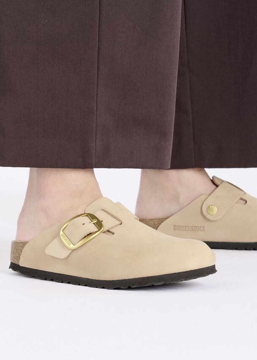 Sabots Birkenstock Boston BB coloris sandcastle, vue 4 – sabots femme | Ann Tuil