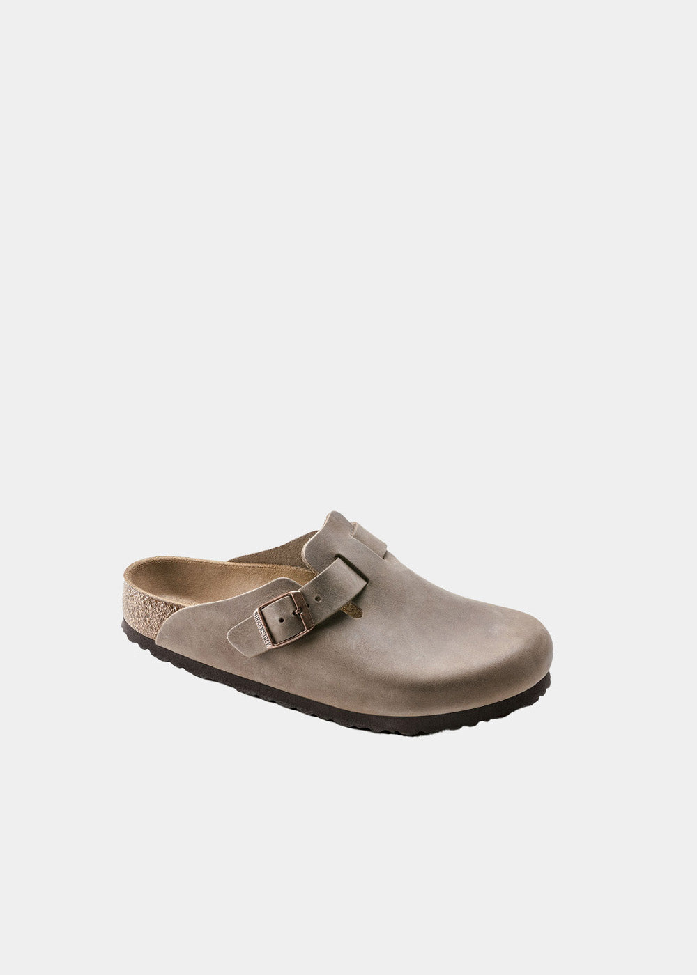 Sabots Birkenstock Boston BS en cuir huilé tabacco, vue 2 – sabots femme | Ann Tuil