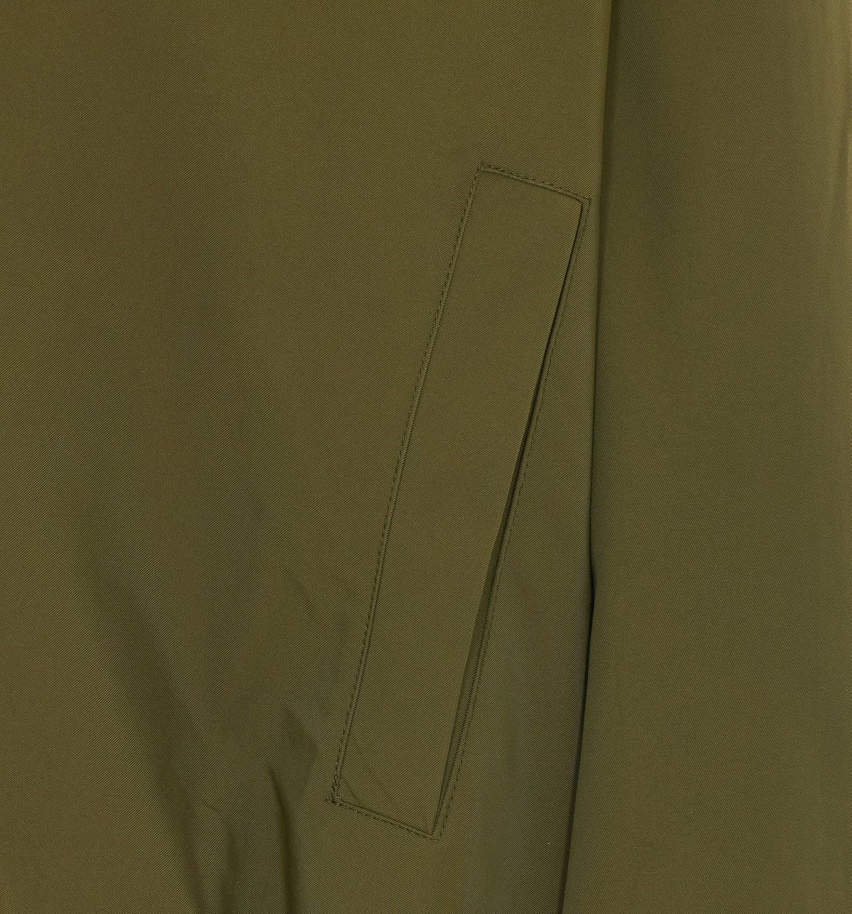 Veste Eleh kaki à capuche bordée de fourrure artificielle