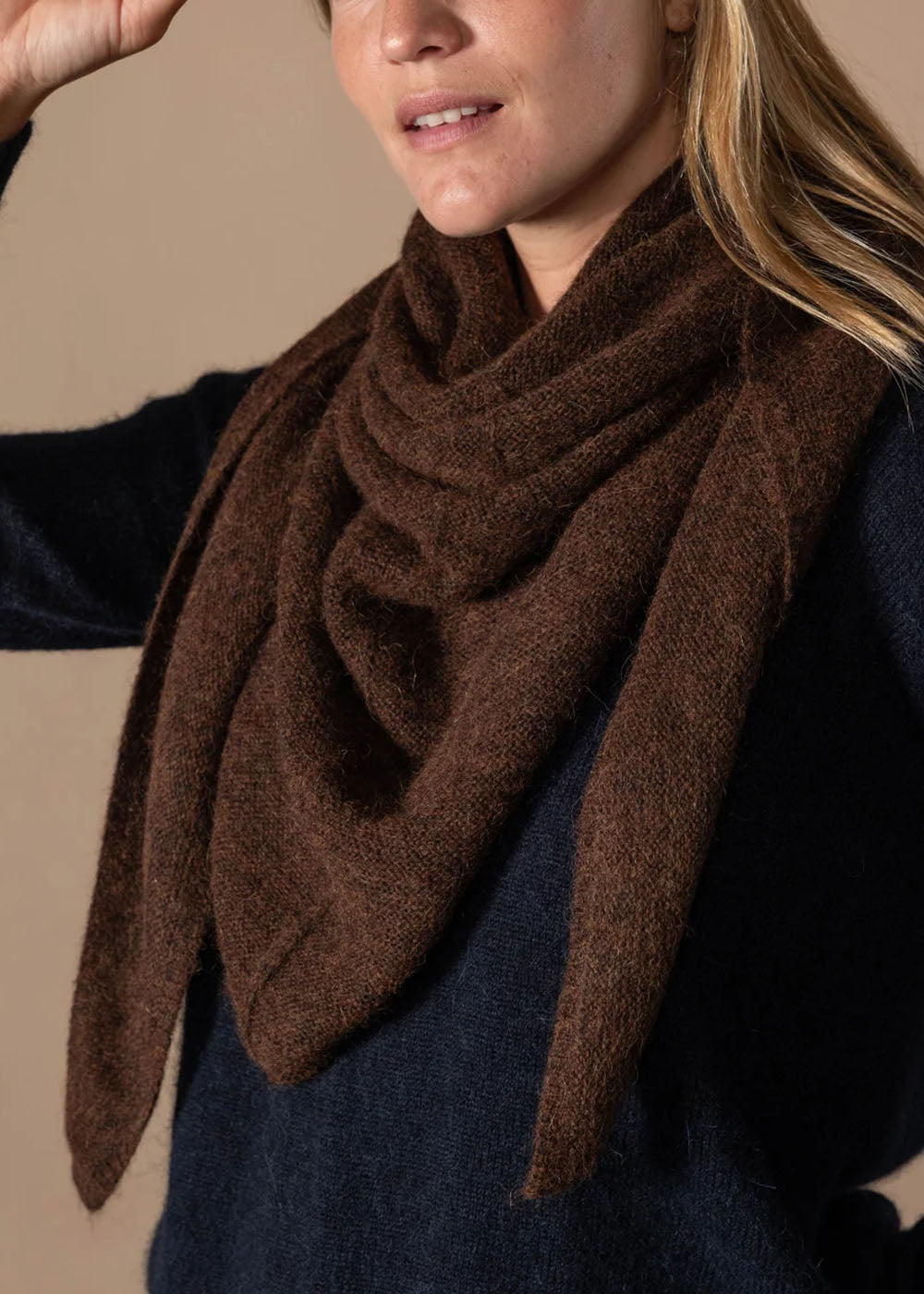 ECHARPE BANDANA ANN TUIL CERISE