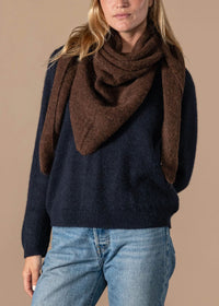 ECHARPE BANDANA ANN TUIL CERISE