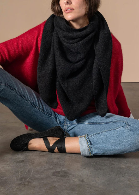 ECHARPE BANDANA ANN TUIL CERISE