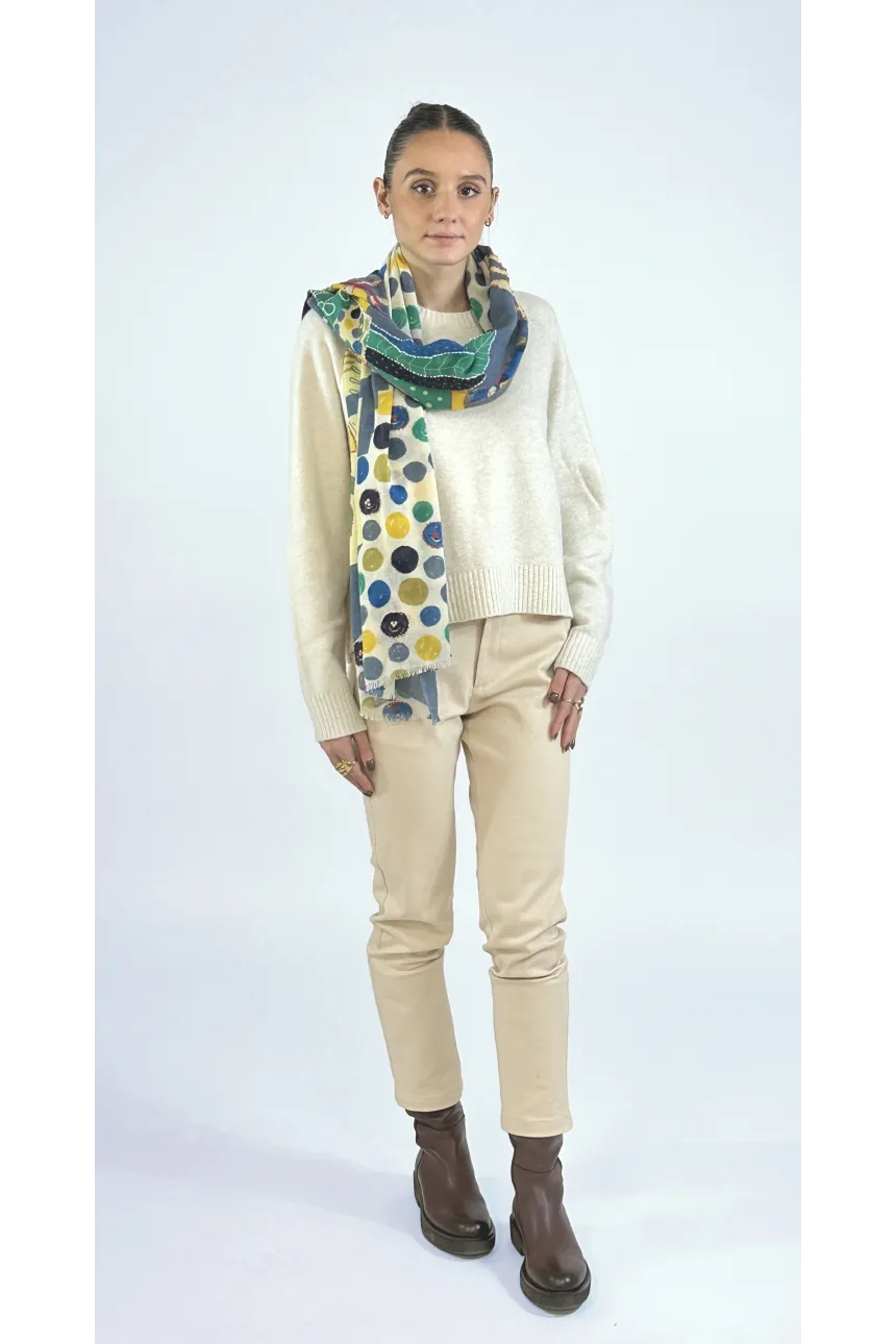 Foulard Storiatipic Atis bleu