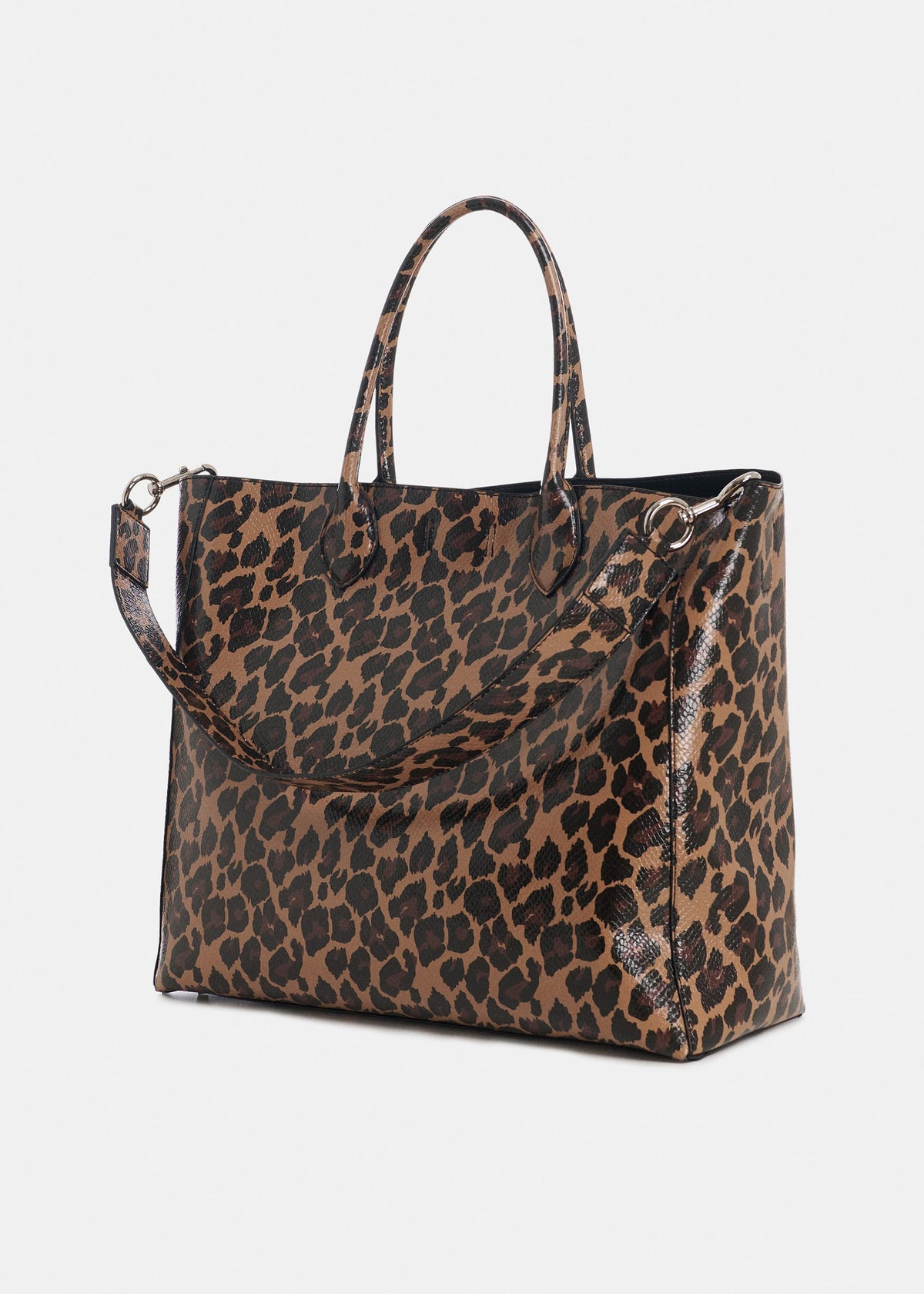 Cabas Essentiel Antwerp Konstantin marron et noir, vue 6 – cabas femme | Ann Tuil