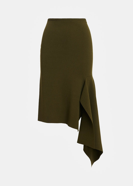 Jupe Essentiel Antwerp Kap kaki, vue 1 – jupe femme | Ann Tuil