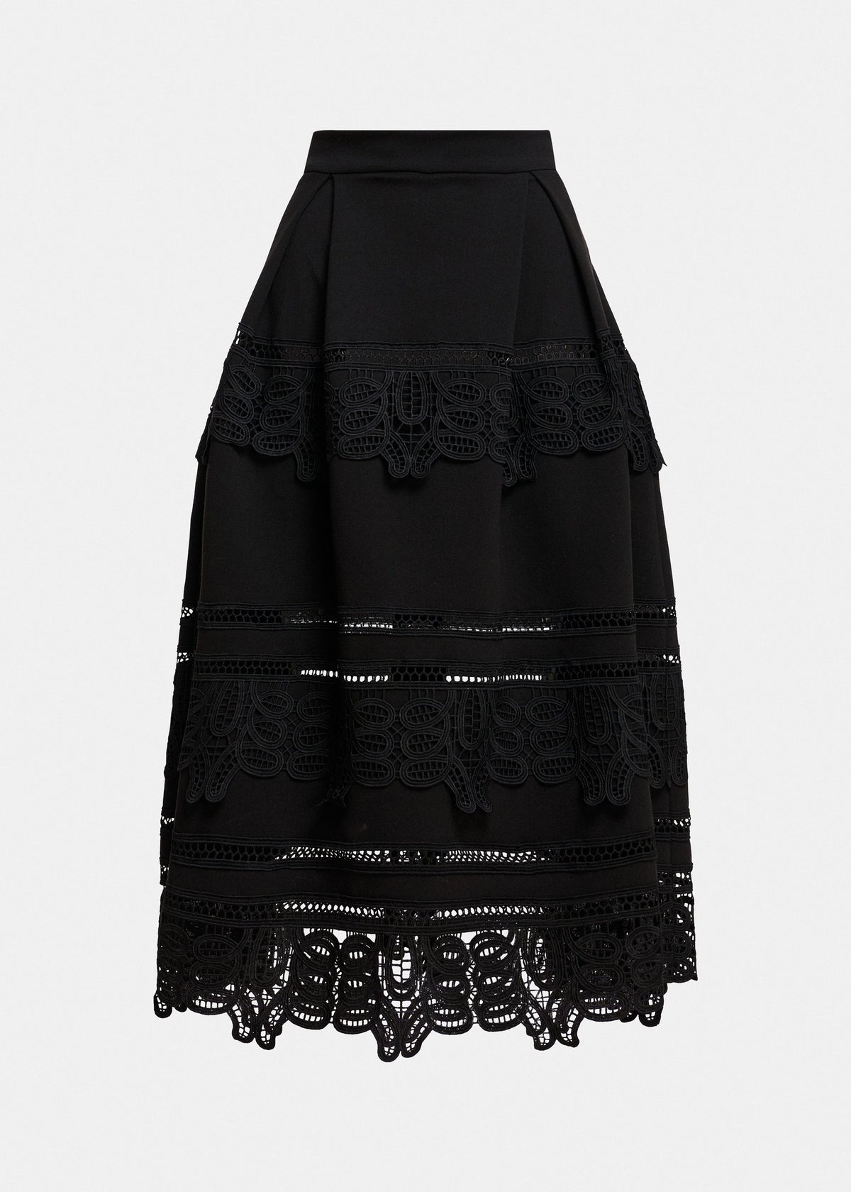 Jupe longue Essentiel Antwerp Kommon noir, vue 2 – jupe longue femme | Ann Tuil
