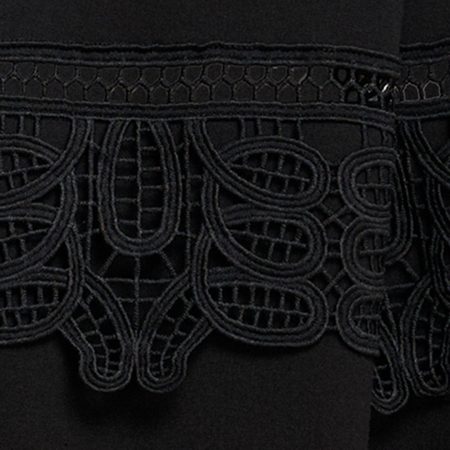 Jupe longue Essentiel Antwerp Kommon noir, vue 4 – jupe longue femme | Ann Tuil