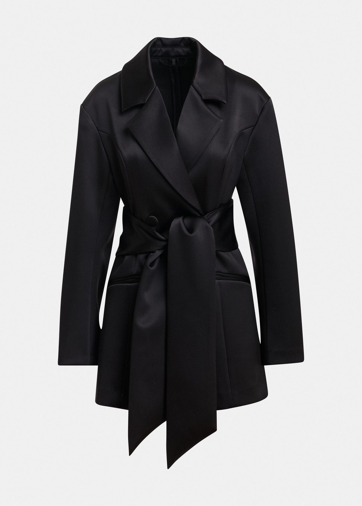 Mini robe Essentiel Antwerp Kassidy noir, vue 1 – mini robe femme | Ann Tuil