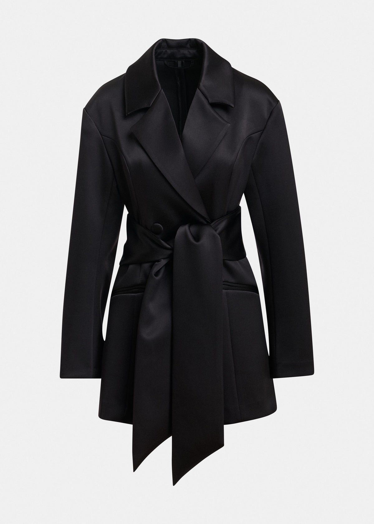 Mini robe Essentiel Antwerp Kassidy noir, vue 2 – mini robe femme | Ann Tuil