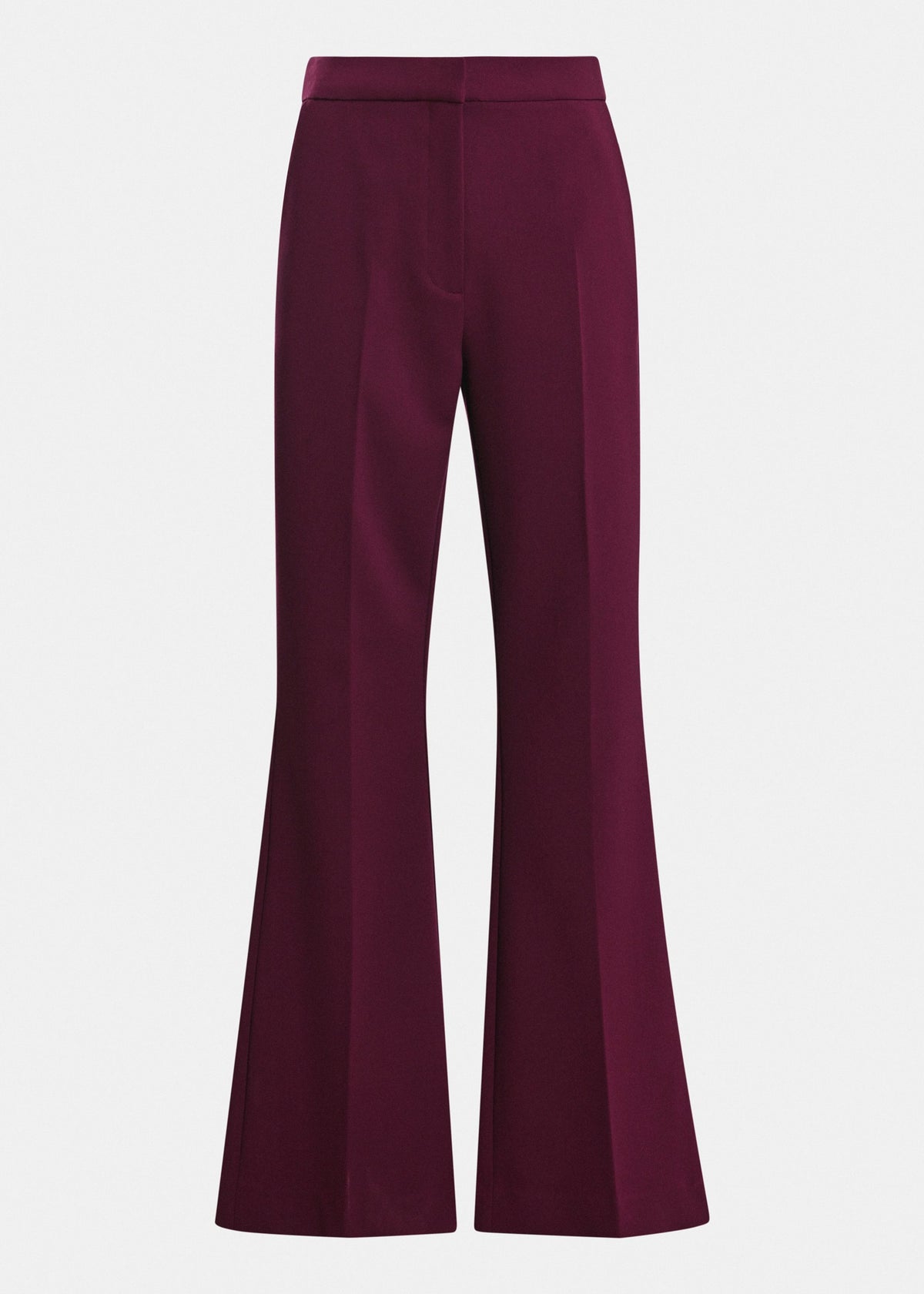 Pantalon évasé Essentiel Antwerp Keen bordeaux, vue 1 – pantalon évasé femme | Ann Tuil