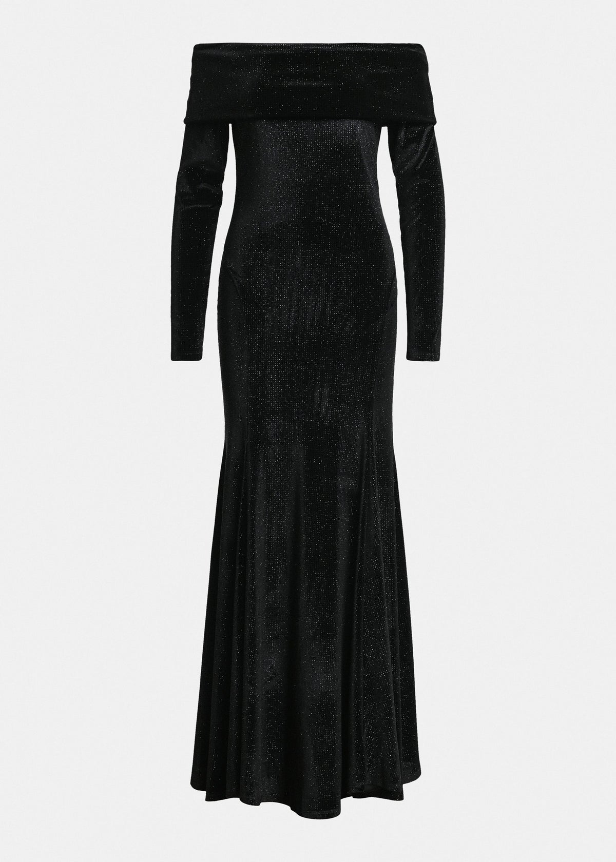 Robe longue Essentiel Antwerp Kellissimo noir, vue 1 – robe longue femme | Ann Tuil