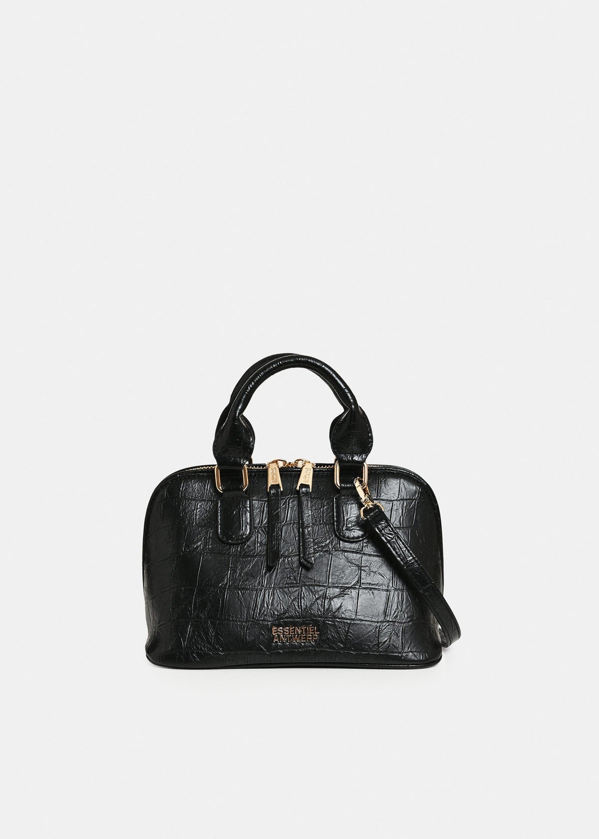 Sac Essentiel Antwerp Kamilla noir, vue 3 – sac femme | Ann Tuil