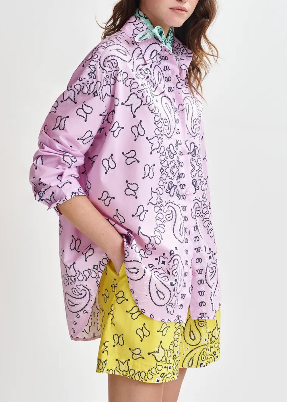 Short Essentiel Antwerp Hissels vicious yellow, vue 3 – short femme | Ann Tuil