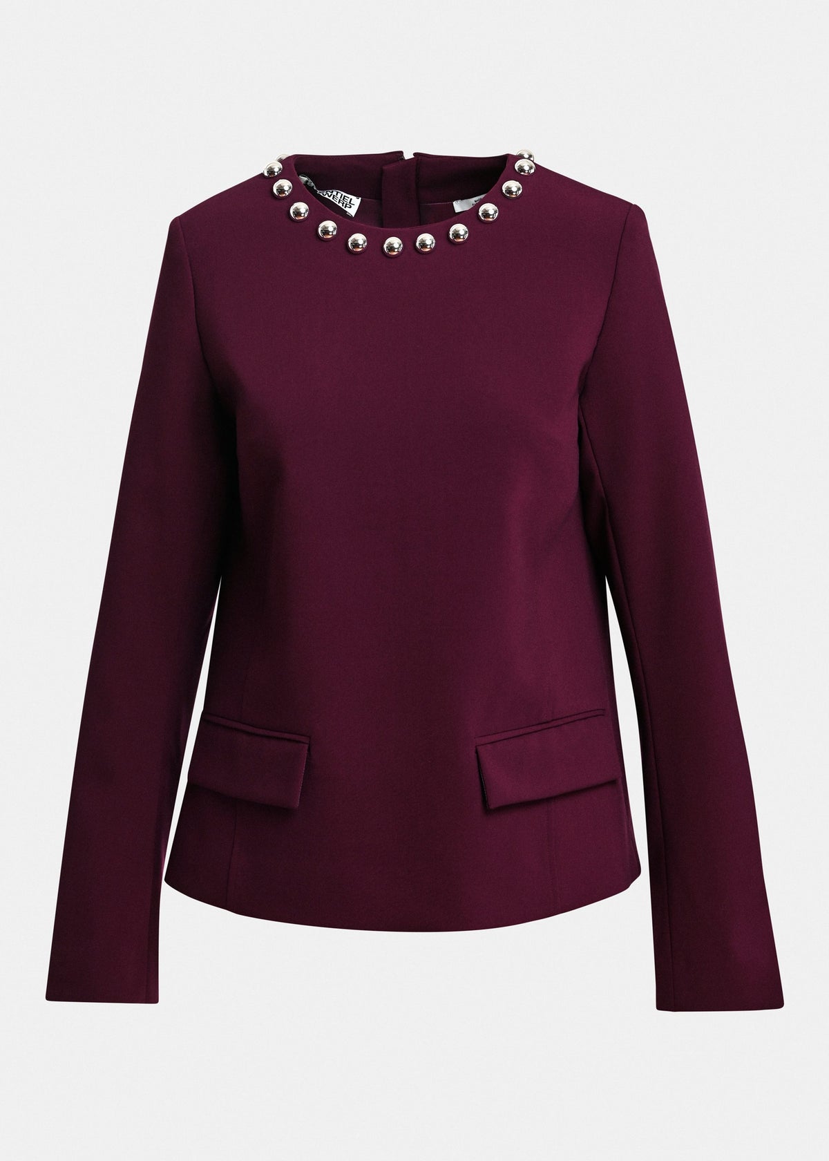 Top Essentiel Antwerp Kost bordeaux, vue 2 – top femme | Ann Tuil