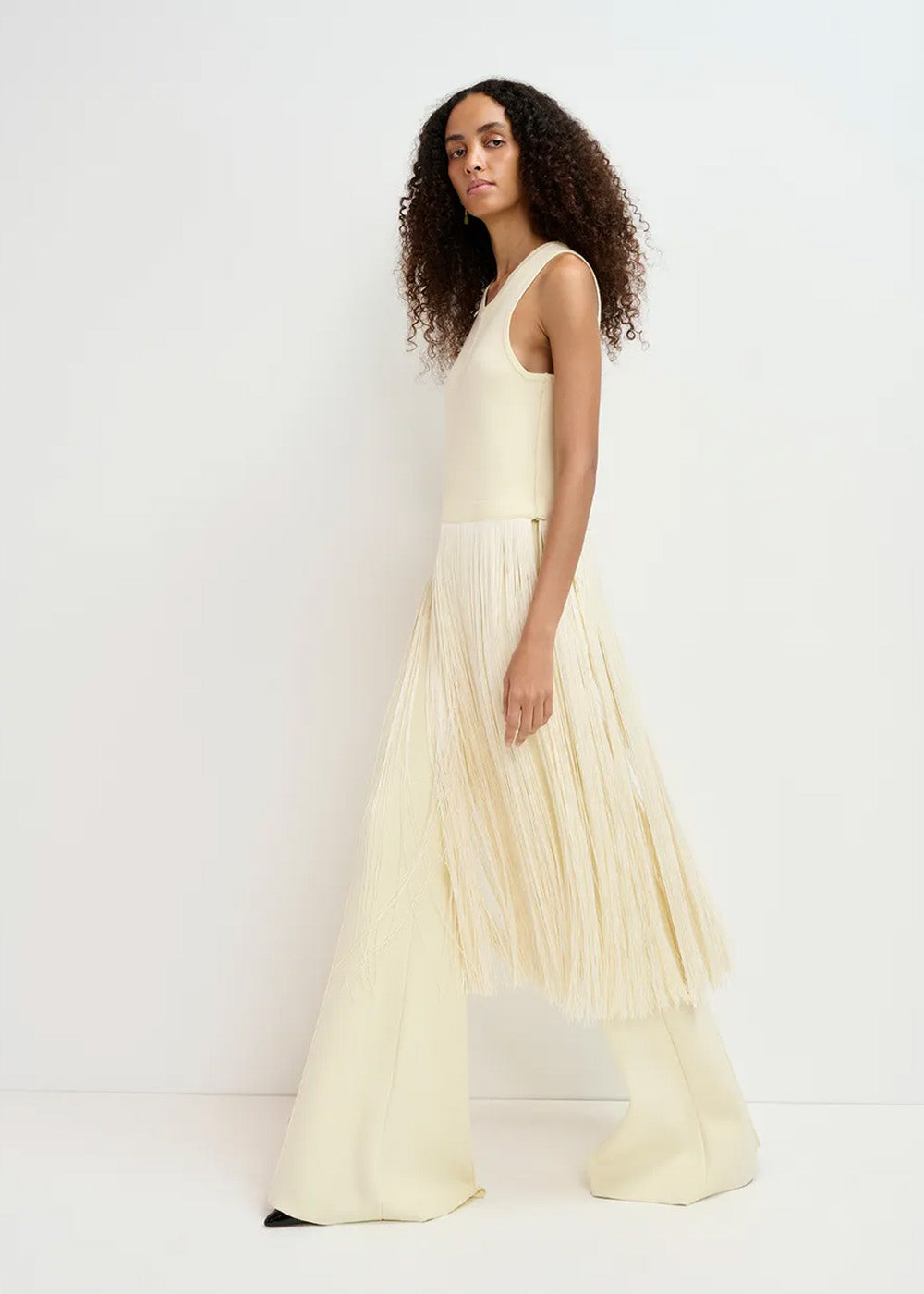 TOP ESSENTIEL ANTWERP GABBERS LONG FRINGE TOP