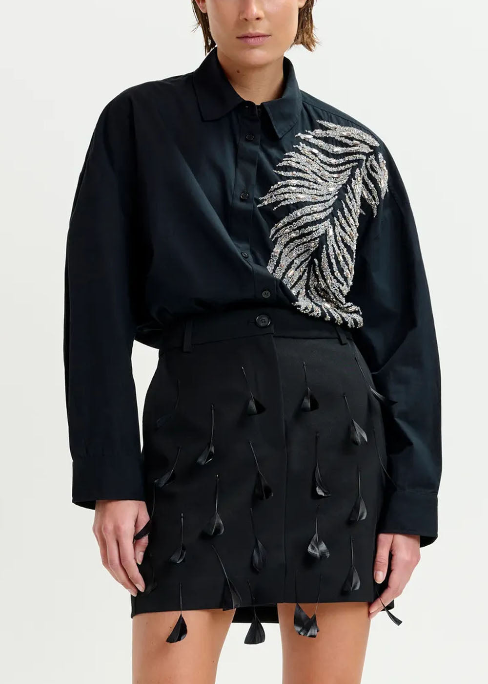 CHEMISE ESSENTIEL ANTWERP ILIZA EMBELISHED SHIRT