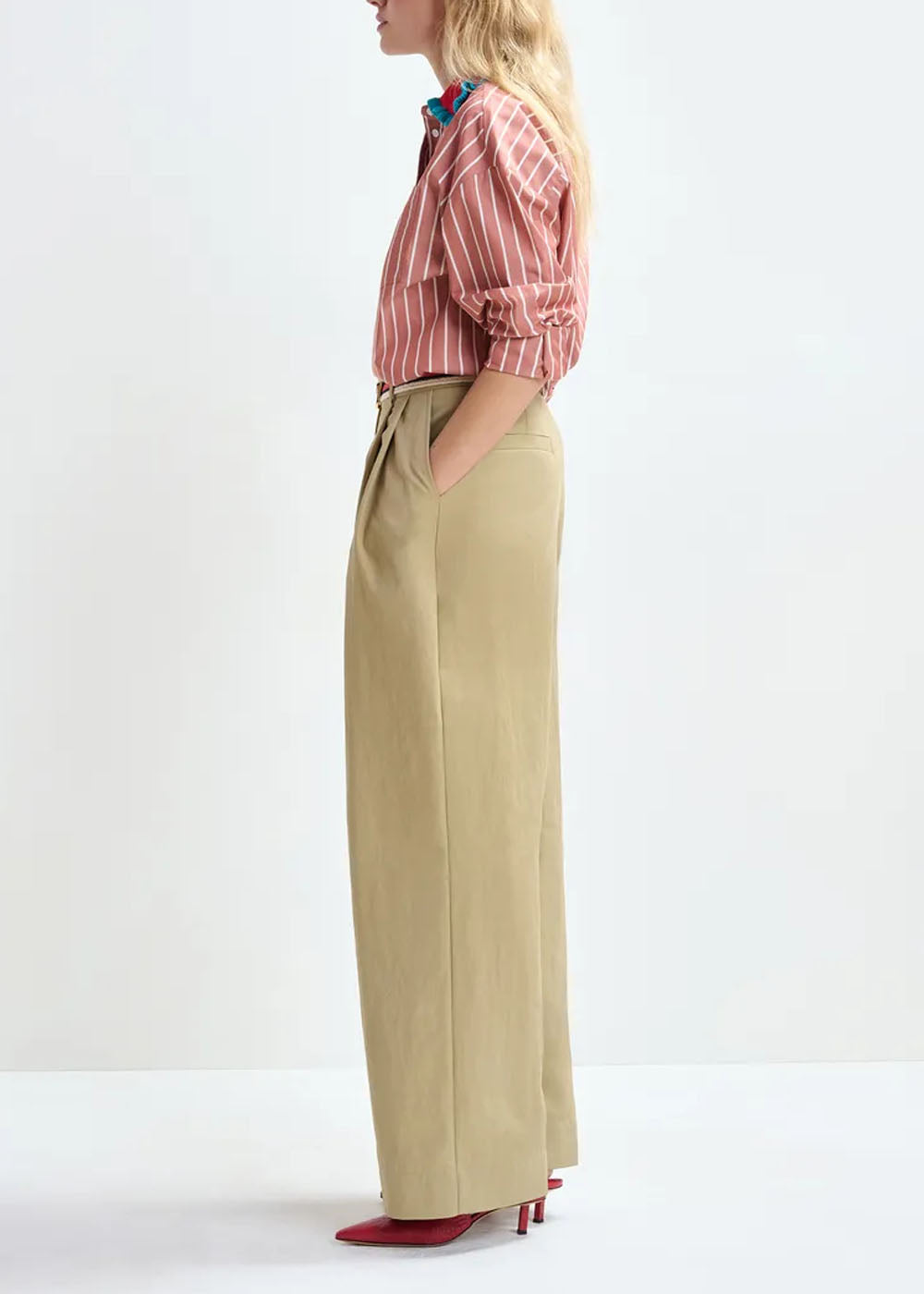 PANTALON ESSENTIEL ANTWERP JAMMER WIDE LEG PANTS