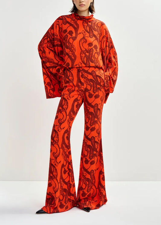 PANTALON ÉVASÉ ESSENTIEL ANTWERP JODIE FITTED FLARED