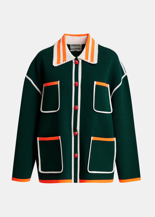 CARDIGAN ESSENTIEL ANTWERP KOKORICO