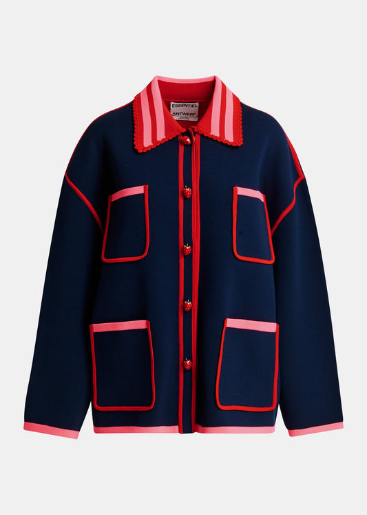 CARDIGAN ESSENTIEL ANTWERP KOKORICO
