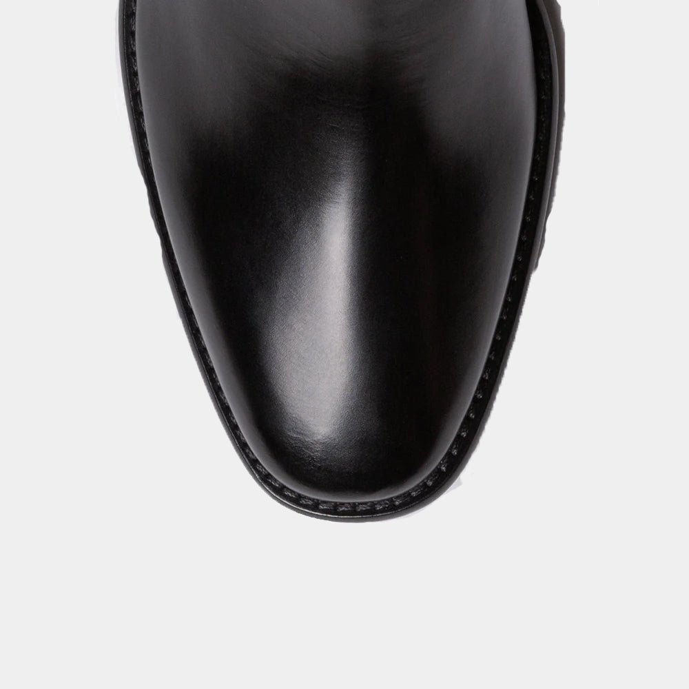 Boots Sartore Sable SR4428 en cuir noir, vue 2 – boots femme | Ann Tuil