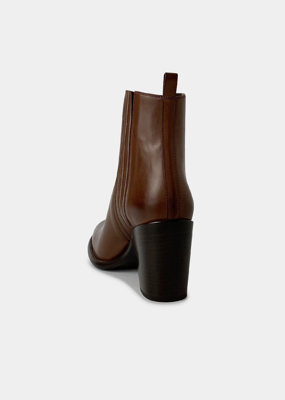 Boots Sartore Sablier SR4236 en cuir camel, vue 4 – boots femme | Ann Tuil