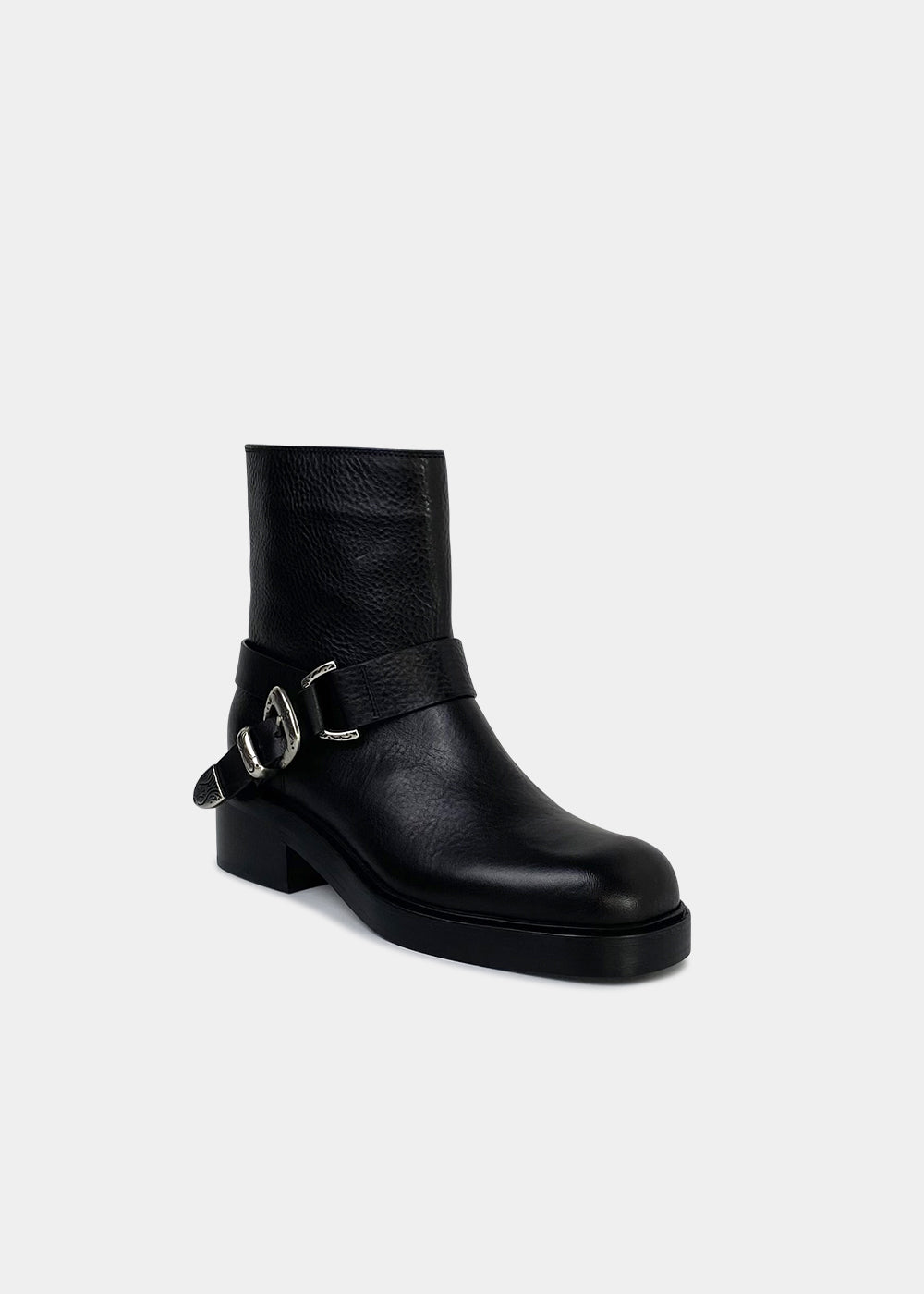 Boots Sartore Salto SR4826 en cuir noir, vue 2 – boots femme | Ann Tuil