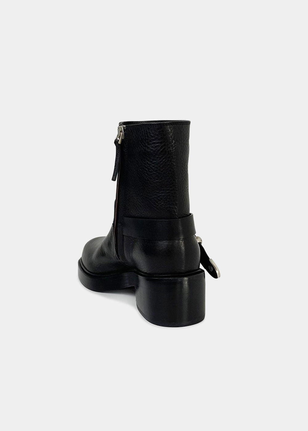 Boots Sartore Salto SR4826 en cuir noir, vue 4 – boots femme | Ann Tuil