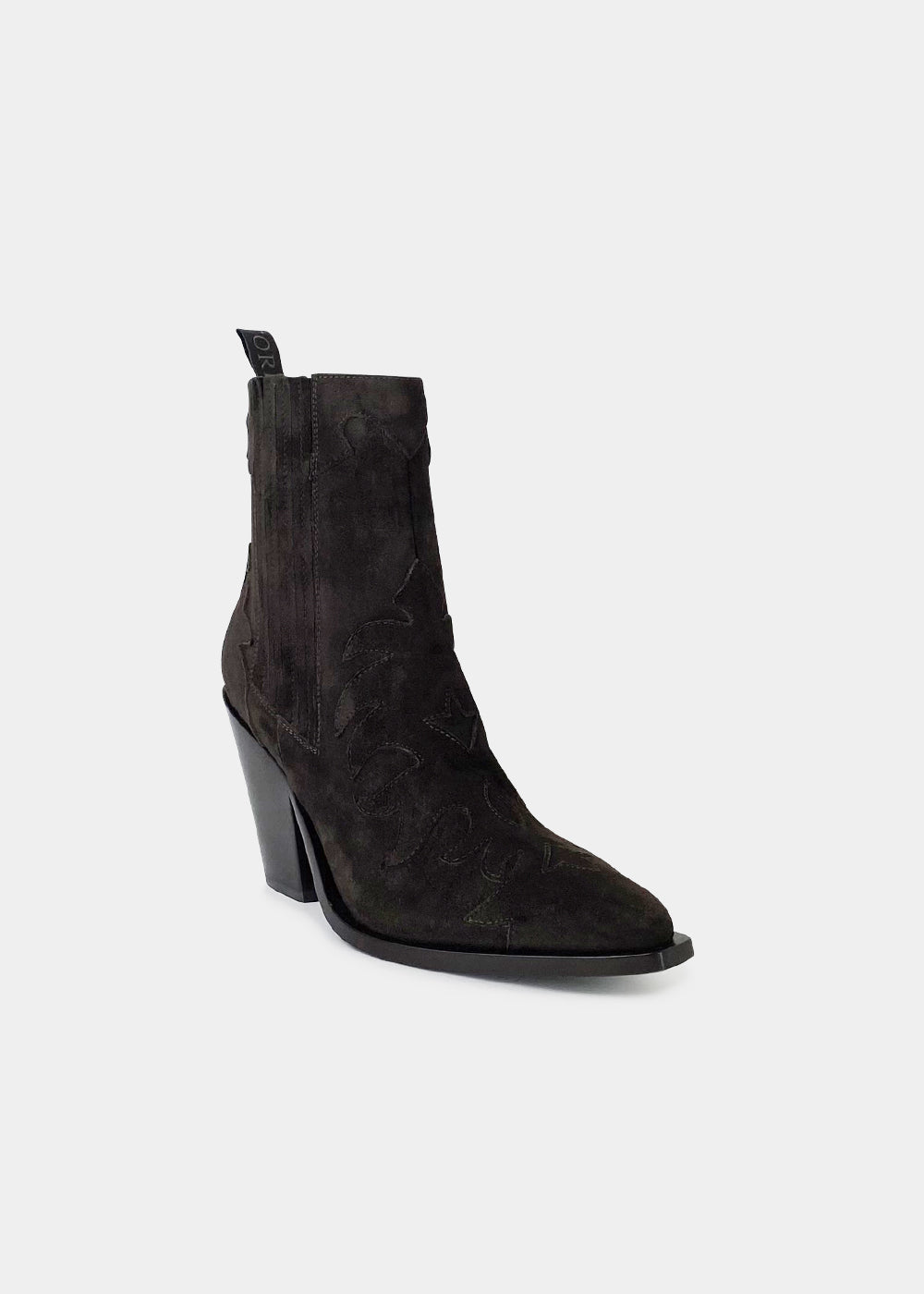 Boots Sartore Season SR3921 en velours marron, vue 2 – boots femme | Ann Tuil