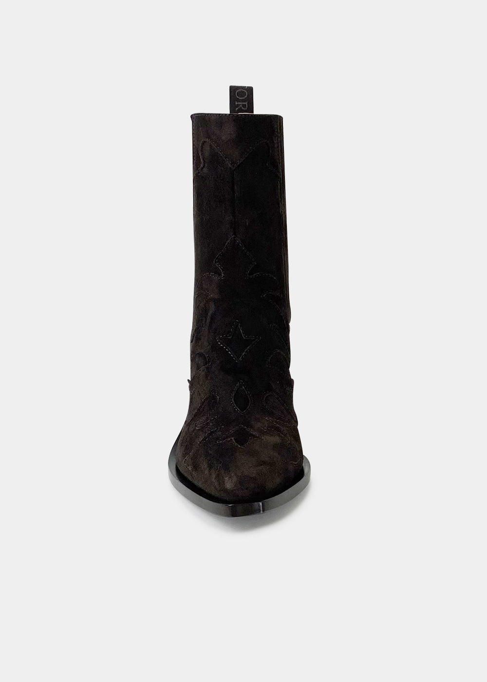 Boots Sartore Season SR3921 en velours marron, vue 3 – boots femme | Ann Tuil