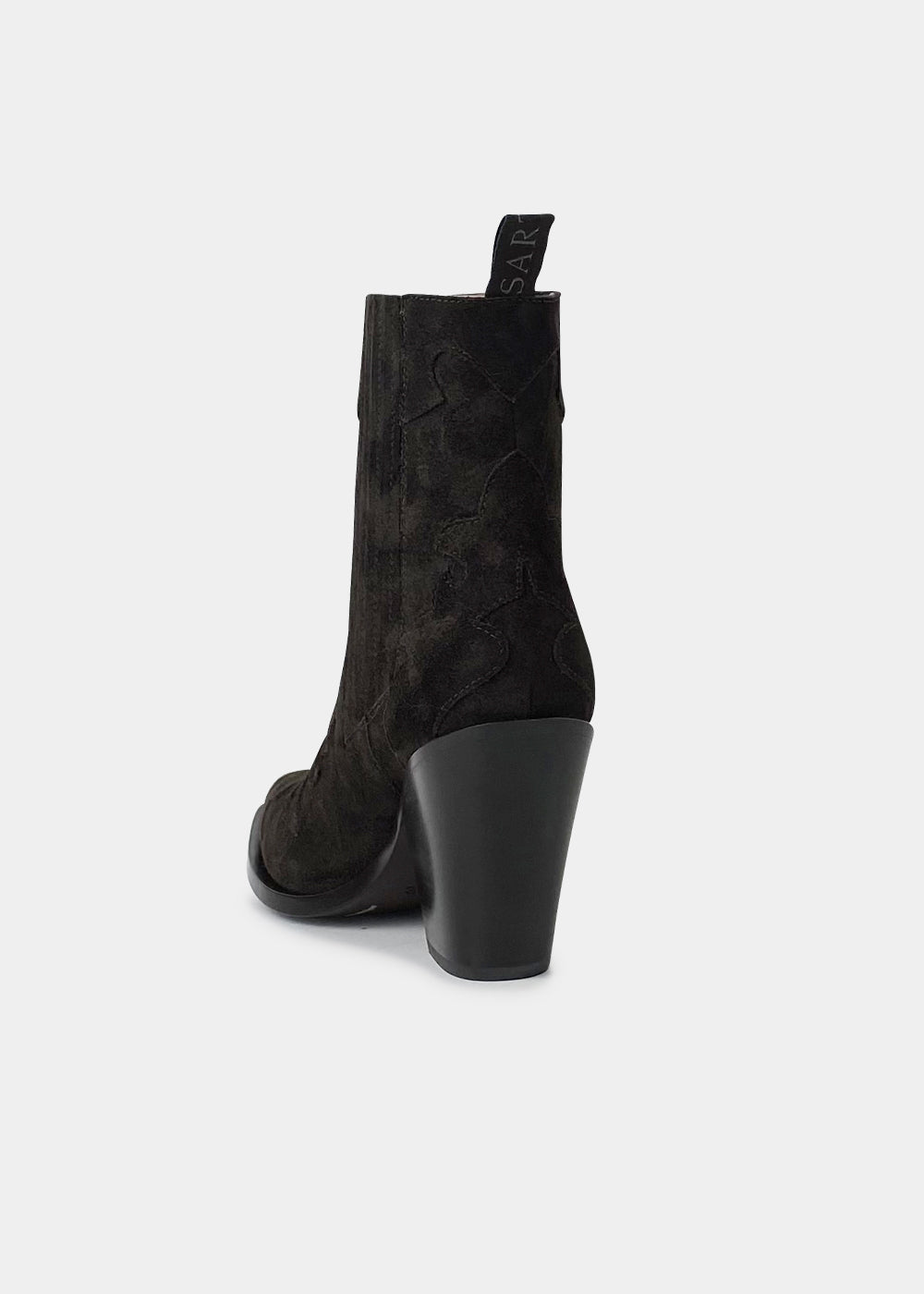 Boots Sartore Season SR3921 en velours marron, vue 4 – boots femme | Ann Tuil