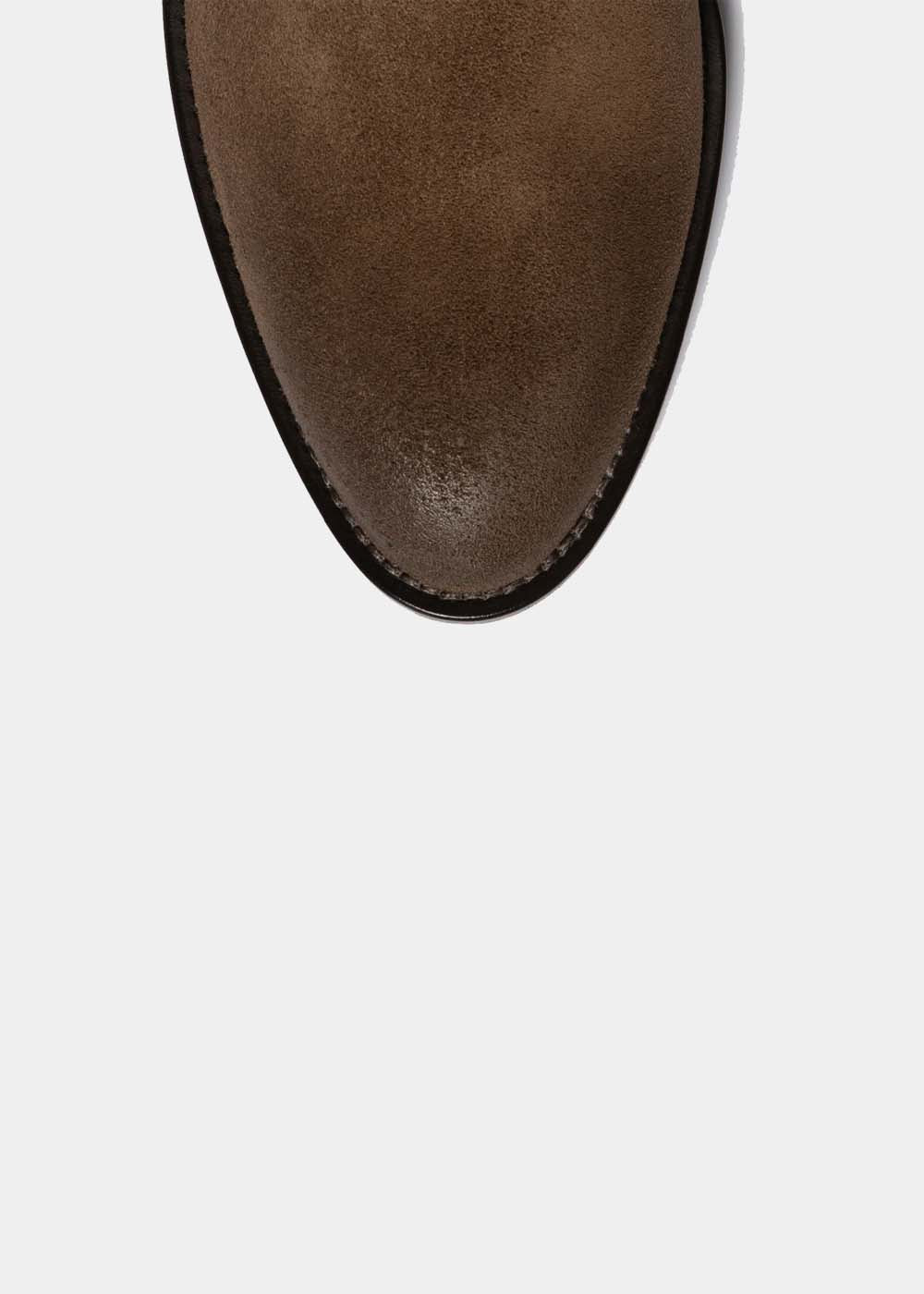 Boots Sartore Serena SR471109 en velours marron, vue 4 – boots femme | Ann Tuil