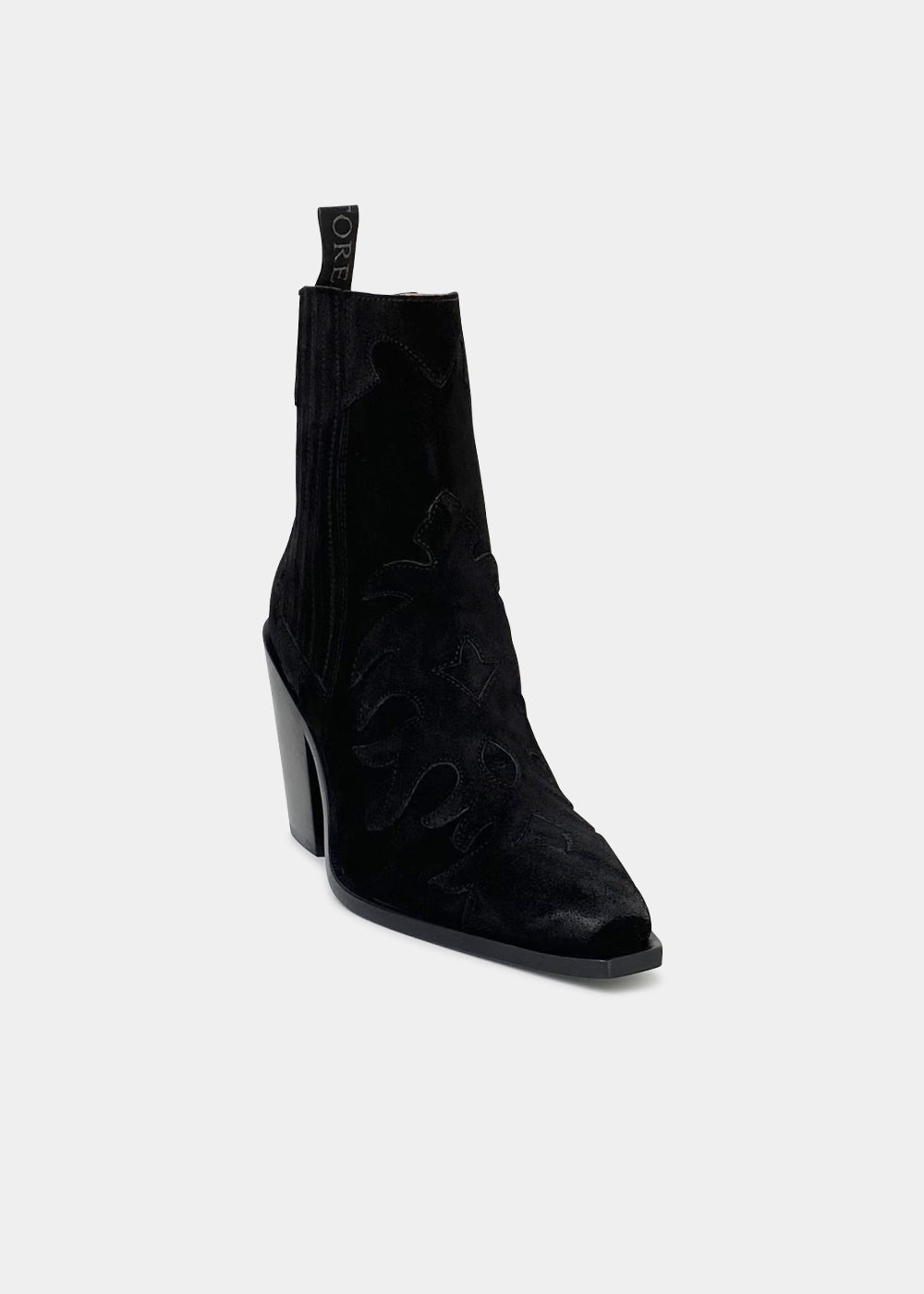 Boots Sartore Severin SR4810 en velours noir, vue 2 – boots femme | Ann Tuil
