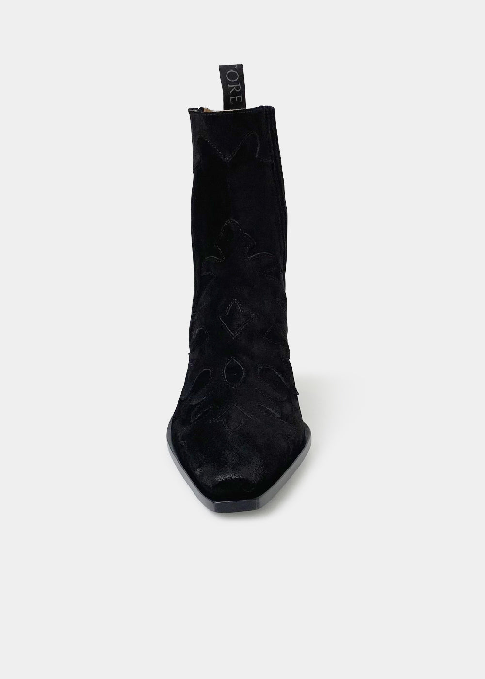 Boots Sartore Severin SR4810 en velours noir, vue 3 – boots femme | Ann Tuil