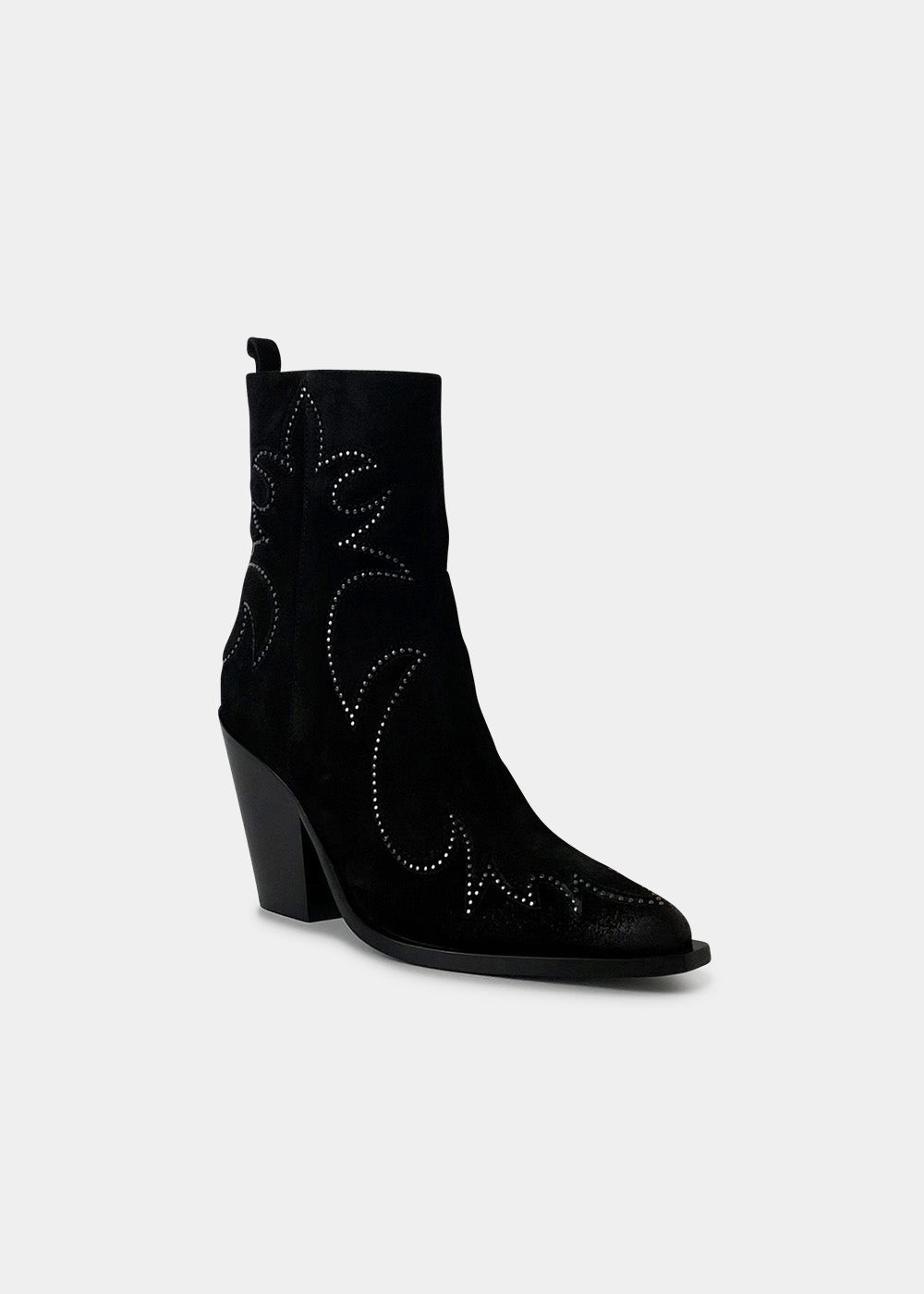 Boots Sartore Slide SR4507 en velours noir, vue 2 – boots femme | Ann Tuil