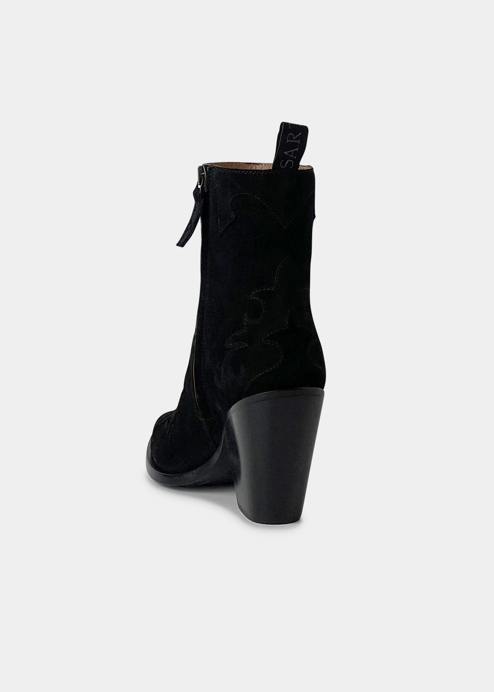 Boots Sartore Suite SR3666 en velours noir, vue 3 – boots femme | Ann Tuil