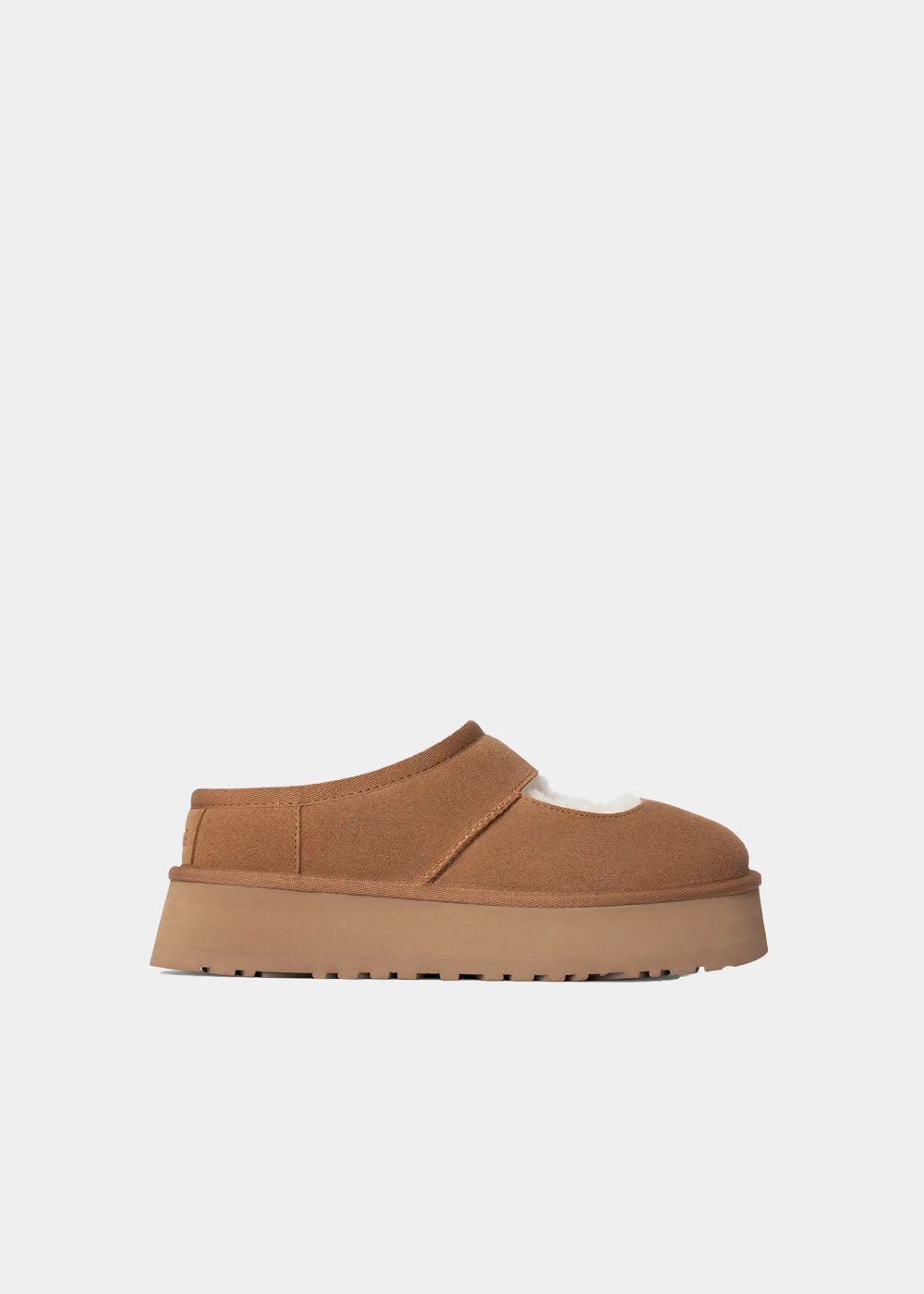 Babies UGG Bea Mary Jane camel, vue de profil – ballerines babies femme | Ann Tuil