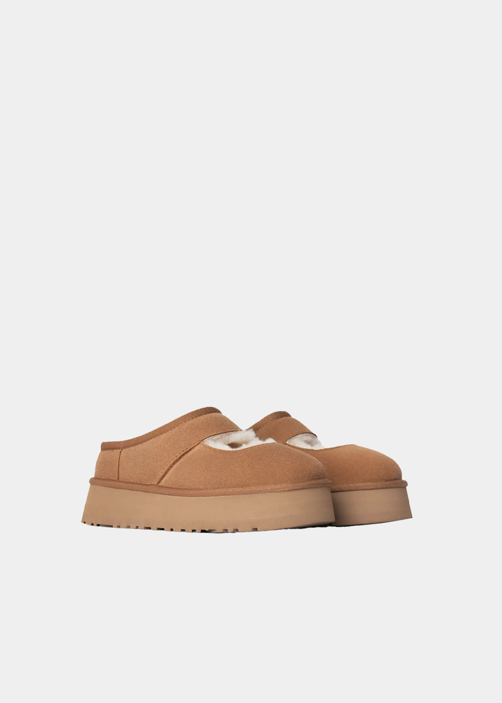 Babies UGG Bea Mary Jane camel, vue 3 – ballerines babies femme | Ann Tuil