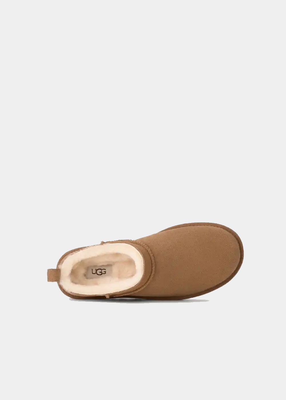Mules UGG Classic Micro en velours et fourrure camel, vue 6 – chaussons mules fourrés femme | Ann Tuil