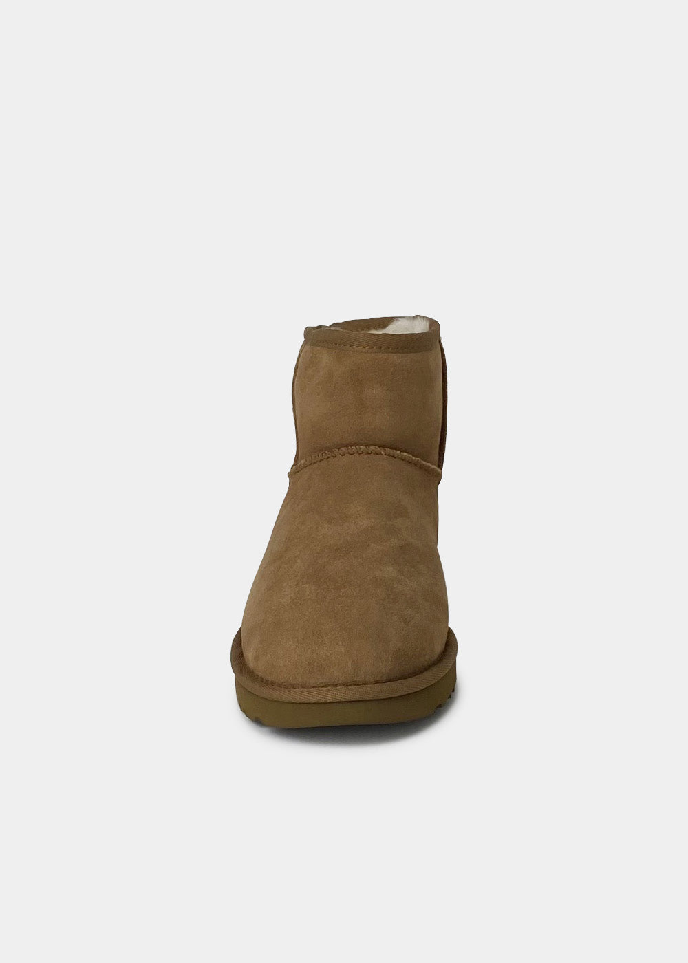 Boots UGG Classic Mini II en velours camel, vue 3 – bottines fourrées femme | Ann Tuil