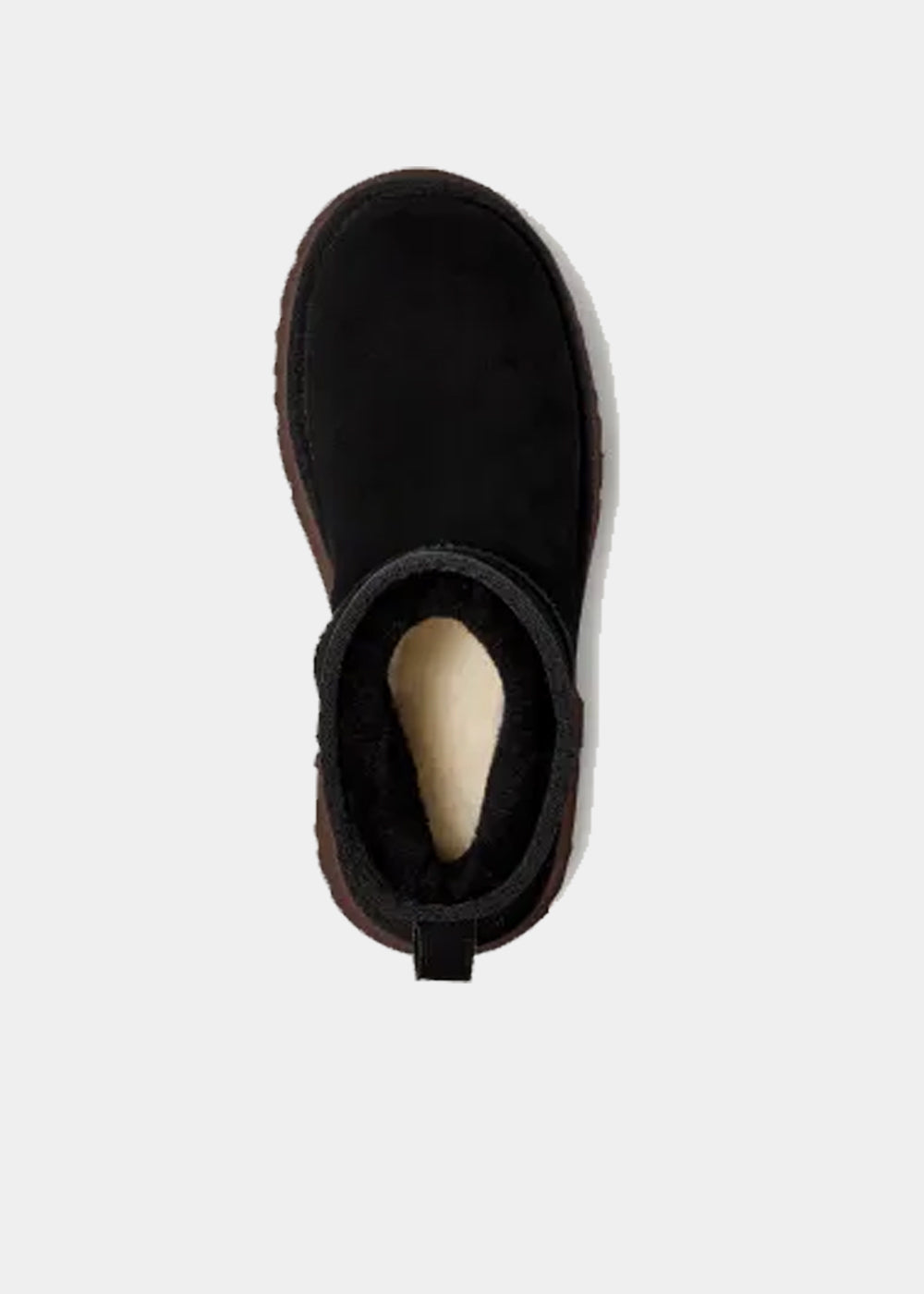Boots UGG Classic Ultra Mini New Heights en velours noir, vue 3 – bottines à plateforme femme | Ann Tuil