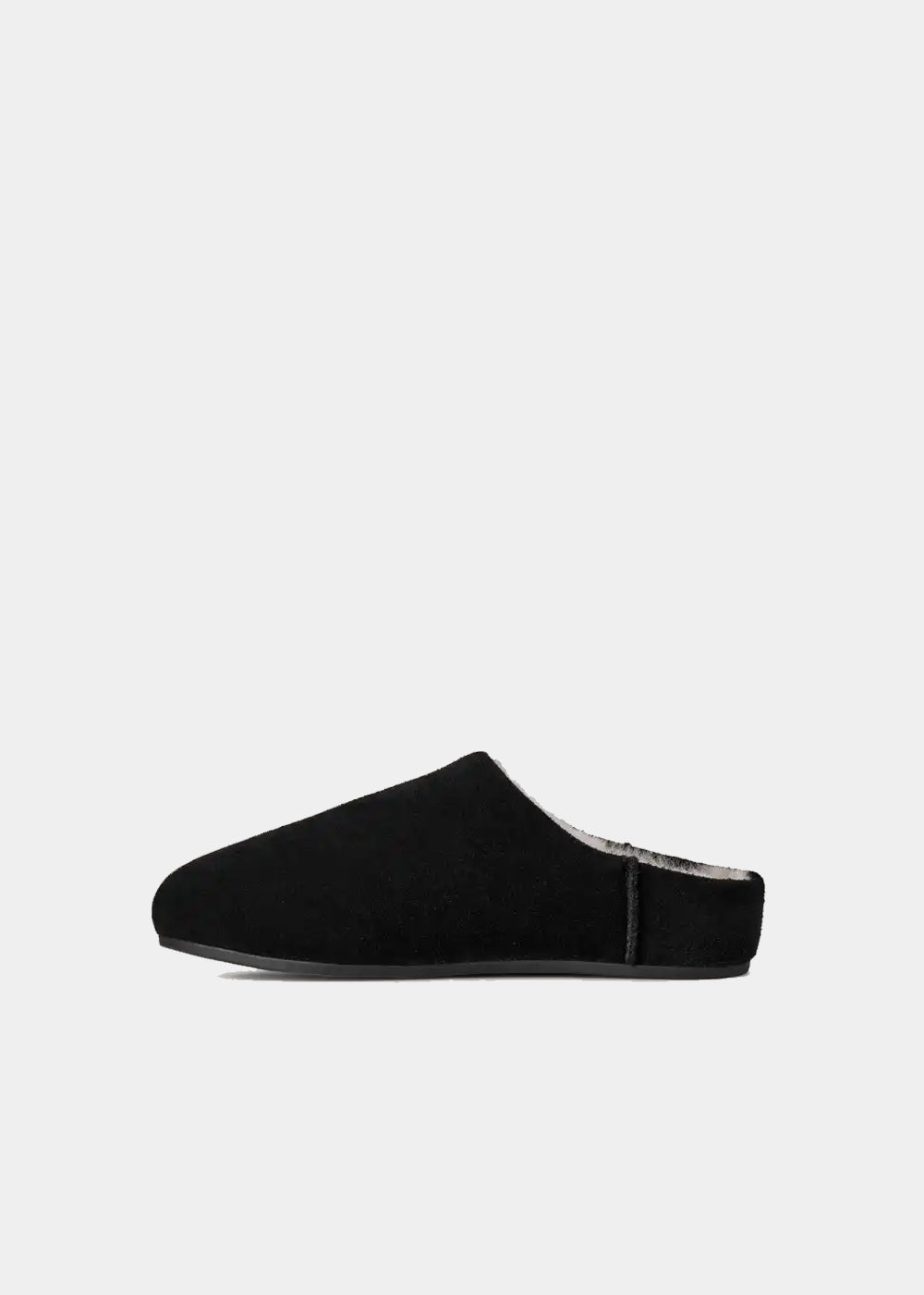 Slip-on UGG Elea en velours noir, vue 4 – mules sabots femme | Ann Tuil