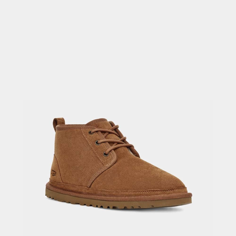 Derbies UGG Neumel en velours camel, vue 2 – baskets derbies femme | Ann Tuil